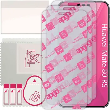 Pouzdro na mobilní telefon 3x Hybridní Sklo pro Huawei Mate 80 RS, alternativa tvrzeného skla