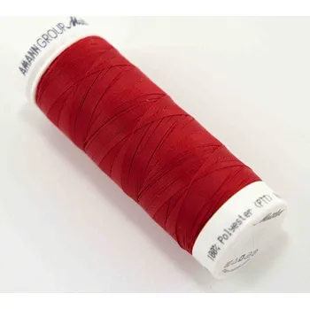 Nit Extra elastická polyesterová nit - červená - návin 130 m