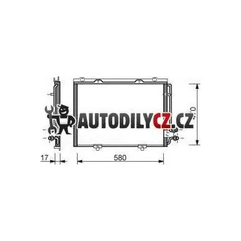 Výparník klimatizace Chladič klimatizace - kondenzátor