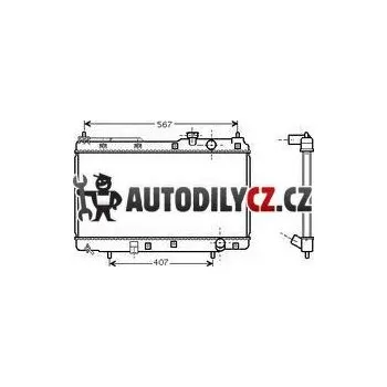 Chladič motoru CHLADIČ VODY