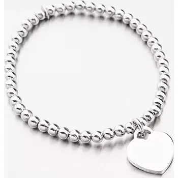 Náramek Stříbrný náramek s přívěskem B1400714-1264-SLX délka 17 cm