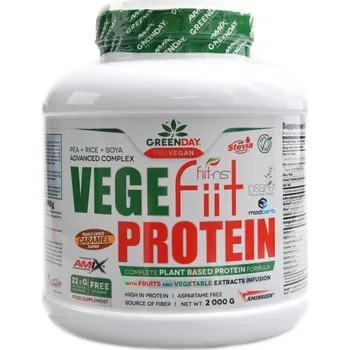 Protein Amix GreenDay Vege-Fiit protein 2000 g - lesní plody