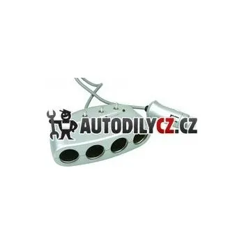 Elektrická zásuvka Rozbočka 12V/24V 4x zásuvka s&nbsp;vypínačem