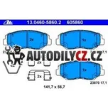 Sada brzdových destiček ATE, AT 605860