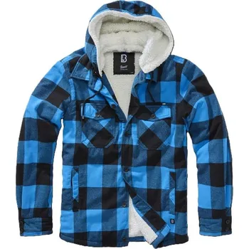BRANDIT bunda Lumberjacket hooded Černo-modrá Velikost: 7XL