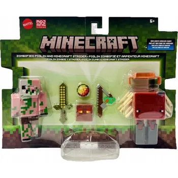 Figurka Minecraft Figurky 2-balení + příslušenství JCN56 Mattel