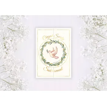 Obraz Vánoční přání 14 x 20,1 cm