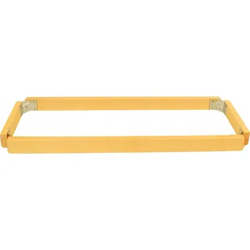 Jídelní stůl Oskříňka pro stůl/lavici, rám stolu z bukového dřeva 340x980mm, lakovaná, přírodní