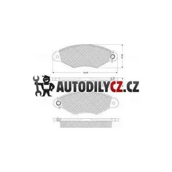 Brzdová destička Brzdové destičky, sada - STARTLINE