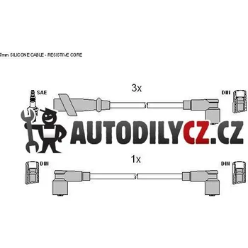 Zapalovací kabel Sada zapalovacích kabelů STARTLINE