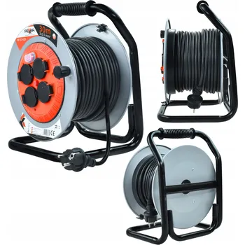 Napájecí kabel PRODLUŽOVACÍ KABEL NA KOVOVÉM BUBNU 30 M 3X2,5 MM IP44