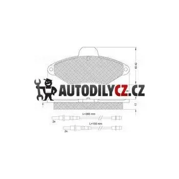 Brzdová destička Brzdové destičky, sada - STARTLINE