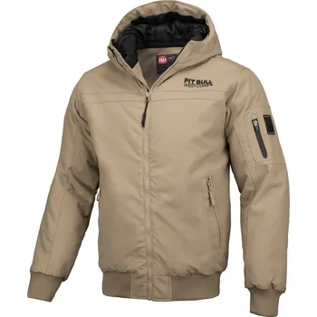 Pánská casual bunda PitBull West Coast - pánská zimní bunda BALBOA 2 písková velikost: XL