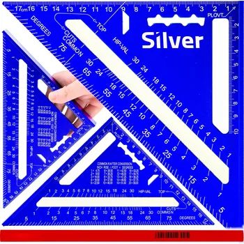 Úhloměr Univerzální úhelník SilverTools S11516 255