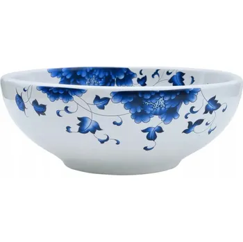 Umyvadlo Zápustné umyvadlo do desky obdélníkové vidaXL modré