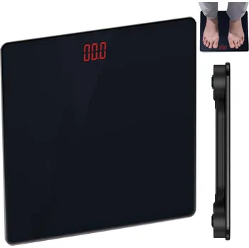 Osobní váha ELEKTRONICKÁ VÁHA 150KG SE SKLENĚNÝM POVRCHEM A LED DISPLEJEM