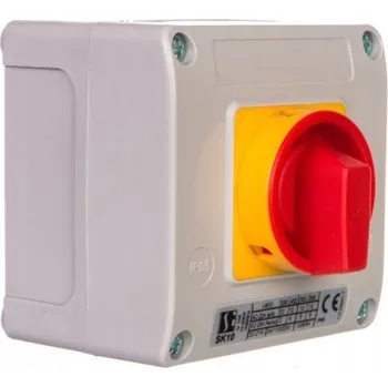 vypínač Vačkový spínač 0-1 7P 10A v pouzdře OB11 s čelní deskou