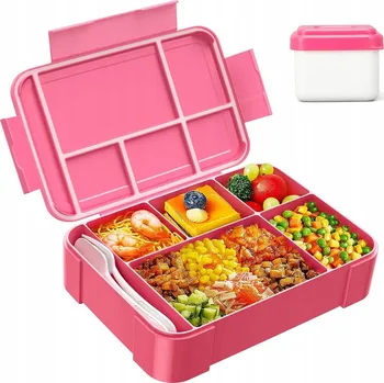 Svačinový box LUNCH BOX KRABIČKA NA SVAČINU OBĚD DO ŠKOLY PRÁCE 1330 ml