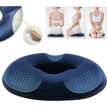 Polštář ORTOPEDICKÝ POLŠTÁŘ NA SEDĚNÍ, PODLOŽKA NA HEMOROIDY, KANCELÁŘSKÝ SEDÁK