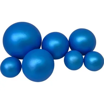 I love Cakes, vyrobeno v EU Čokoládové koule 7ks perleťové modré - K Decor | Skvělé pro Váš domácí dort