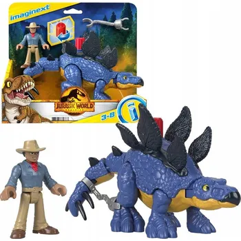 Figurka JURASSIC WORLD DINOSAURUS Stegosaurus a Dr. Grant