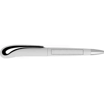 Kuličkové pero v pouzdře 10 BARREL LEFT, 7x45mm Tamponový tisk, 1 barva