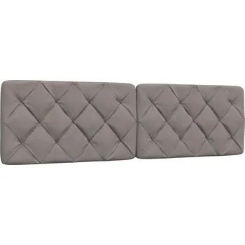 vidaXL Polštář na čelo postele taupe 180 cm textil