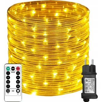 Vánoce KRÁSNÝ SVĚTLÝ SVĚTELNÝ HAD SE TŘPYTKAMI LED SVĚTÝLKA OZDOBNÁ VÁNOČNÍ 10M VENKOVNÍ