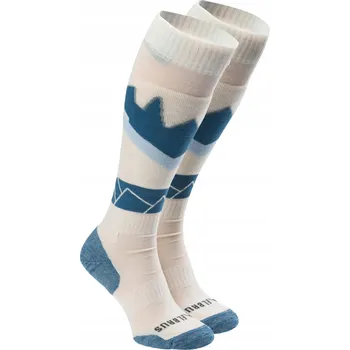 Pánské ponožky Ponožky z vlny Merino ELBRUS ALPINEX bílé vysoké 35-38