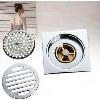 Sifon PODLAHOVÁ VPUST S UZÁVĚREM ZÁPACHU 10X10CM - MOKRÝ SIFON