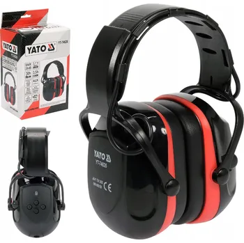 Yato elektronické chrániče sluchu s Bluetooth, potlačení hluku SNR 29 dB, mikrofon