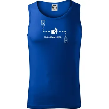 Programátor mobil - Tílko pánské Core - L ( Královská modrá )