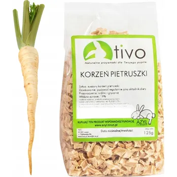 Krmivo pro hlodavce Zeleninová pochoutka Tivo petržel kořen 125 g pro hlodavce
