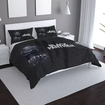Povlečení Sablio Povlečení BLACK PANTHER Scrape - 140x220 / 90x70