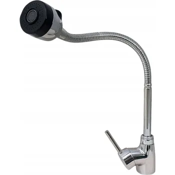 Vodovodní baterie Stojánková kuchyňská baterie Garmand stříbrná