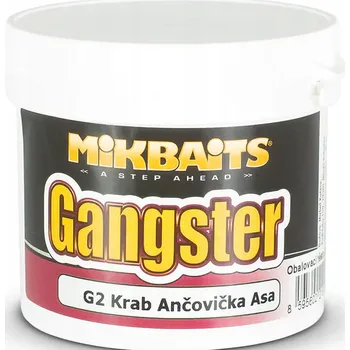 Boilies Pasta jako přídavek k boilies Mikbaits Gangster Paste G2 Krab Ančovička 200g
