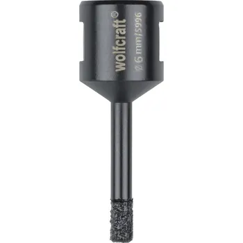 Pilová děrovka Wolfcraft Wolfcraft Ceramic WS děrovka pro úhlovou brusku, 6mm, 35mm hloubka řezu 5996000