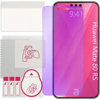 Pouzdro na mobilní telefon Hybridní Sklo Anti-Blue 9H pro displej Huawei Mate 80 RS