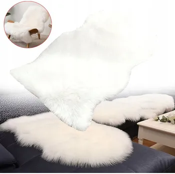 Koberec Umělá ovčí kůže 102 cm bílá