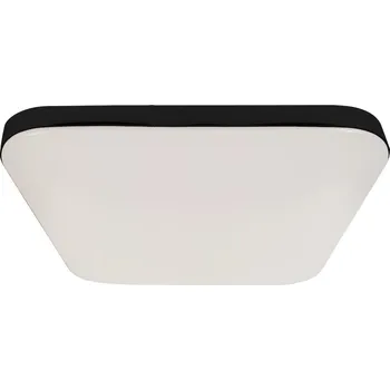 Milagro NEMO LED Stropní Svítidlo 36W 50cm Čtvercový Černý Neutrální Bílá