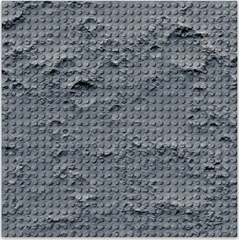 RC náhradní díl BRIXIES Plus 225.004 Designová podložka na stavění - měsíční krajina 25,5 x 25,5 cm - expresní doprava