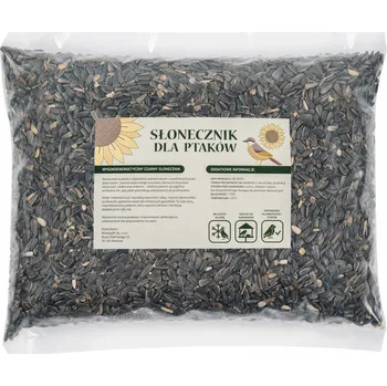 Pro ptáka Slunečnice pro zimující ptáky Krmivo Krmivo Zrnka do krmítka 1 kg