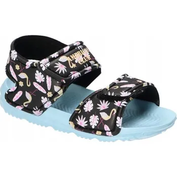 Dámská obuv AMERICAN CLUB NH143 SANDÁLY PĚNOVÉ SANDÁLY PRO DÍVKY NA SUCHÝ ZIP B/B 25