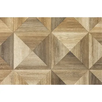 pvc podlaha PVC podlaha imitace parket, hnědé kosočtverce, šíře 2m, pružná, z role - RIMINI