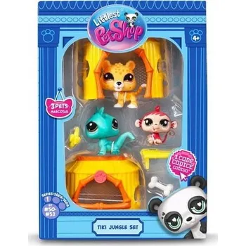 Figurka HASBRO LITTLEST PET SHOP Sada DŽUNGLE + 3 figurky