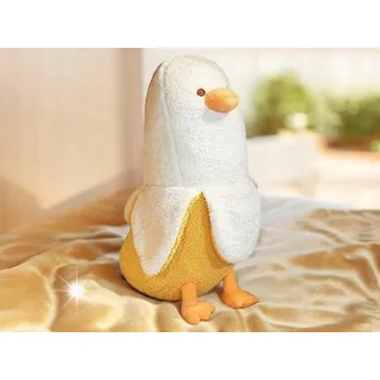 plyšák Banánová kachna Plyšový Polštář Hračka PLYŠOVÁ HRAČKA MEDVÍDEK PLYŠOVÝ MAZLÍČEK PŘÍTULNÍČEK 50 cm
