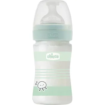 Kojenecká láhev CHICCO Láhev kojenecká sklo Well-being silikon 150 ml uni