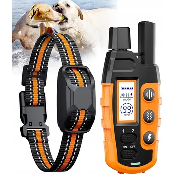 Obojek pro psa ELEKTRICKÝ OBOJEK PRO PSA 1000M VÝCVIKOVÝ + DÁLKOVÉ OVLÁDÁNÍ