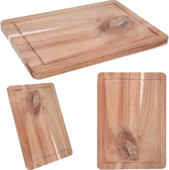 DESKA DO KROJENIA warzyw pieczywa drewniana zeleniny, pečiva, akáciové dřevo, kuchyňská tác