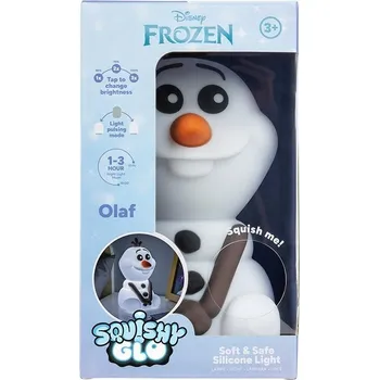 Lampička SILIKONOVÁ LAMPičKA S AKUMULÁTOREM NOČNÍ LAMPA LEDOVÉ KRÁLOVSTVÍ OLAF 15 cm